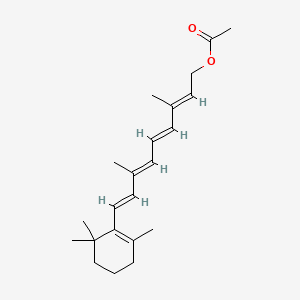 PubChem molecular structure for Vitamin A Acetate 1000 IU/g - Feed Grade