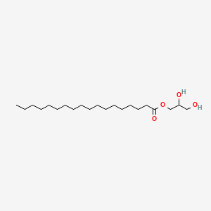 PubChem structure for Glycerol Monostearate (GMS)